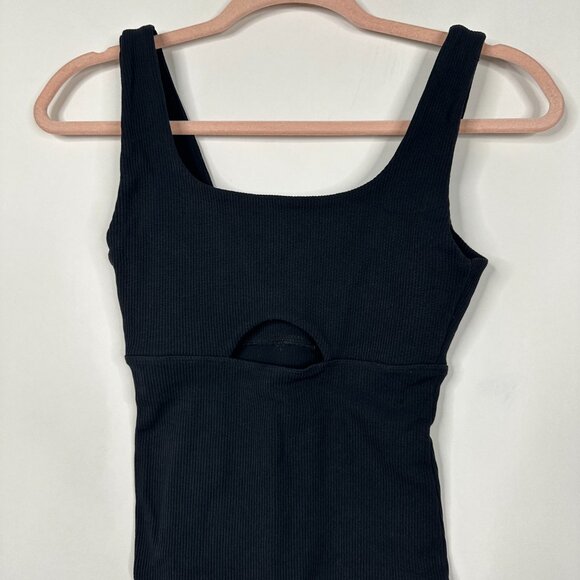 2/$30 Abercrombie & Fitch Soft Knit Cutout Bodysuit Black Large #BAG2 - Picture 5 of 10